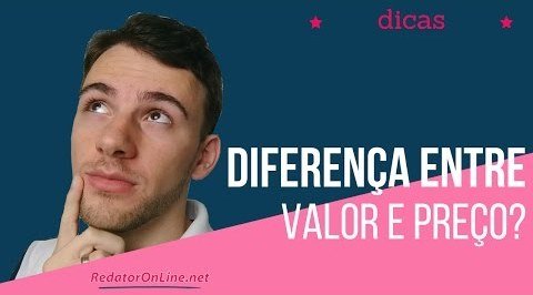 diferença de preço e valor