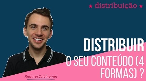 divulgar o seu conteúdo na internet