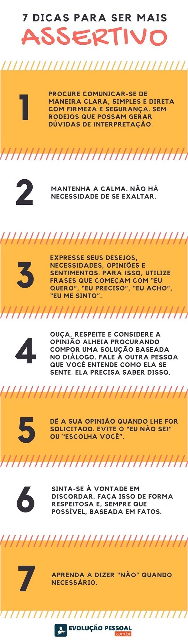 Infográfico comunicação assertiva