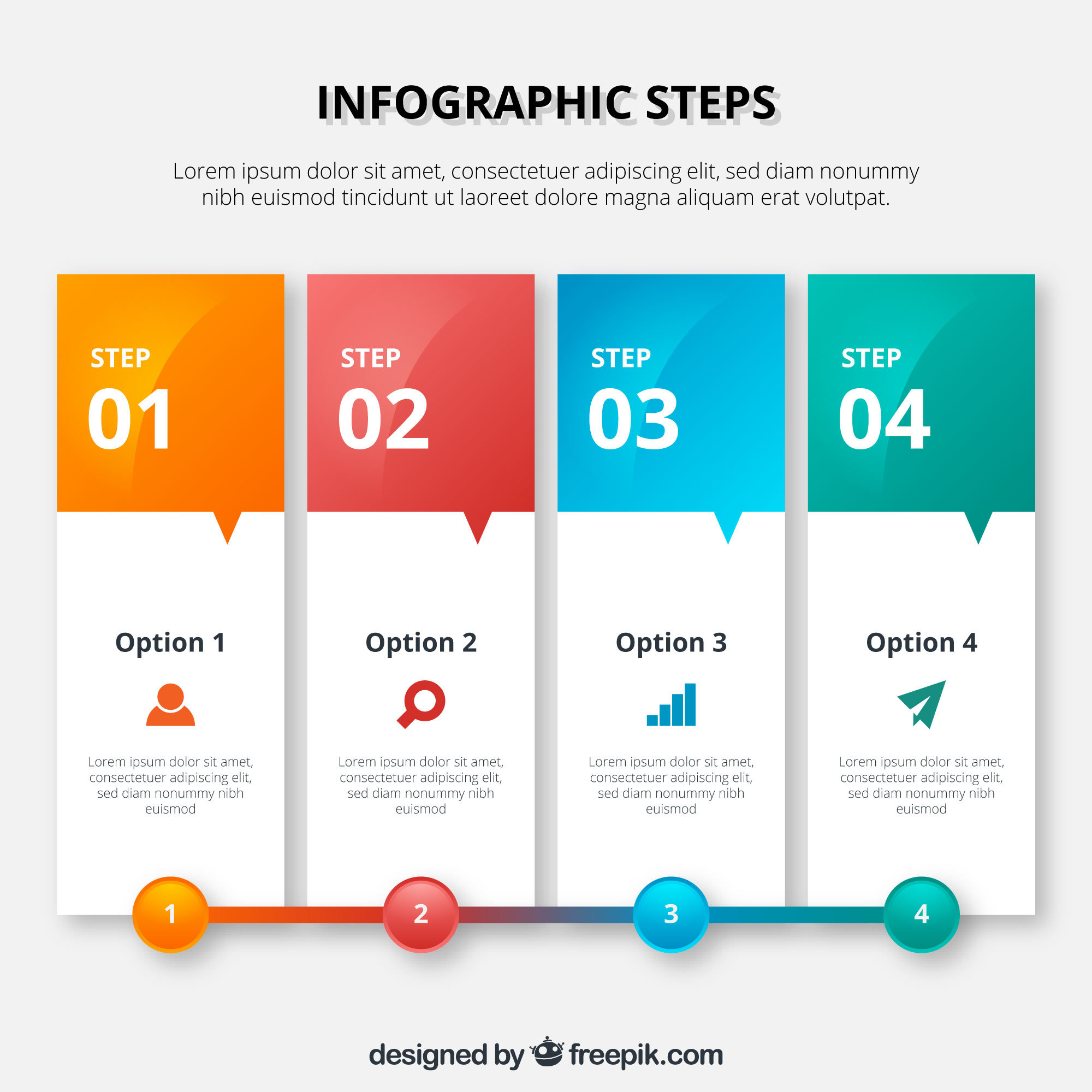 infográfico passo a passo como fazer exemplo